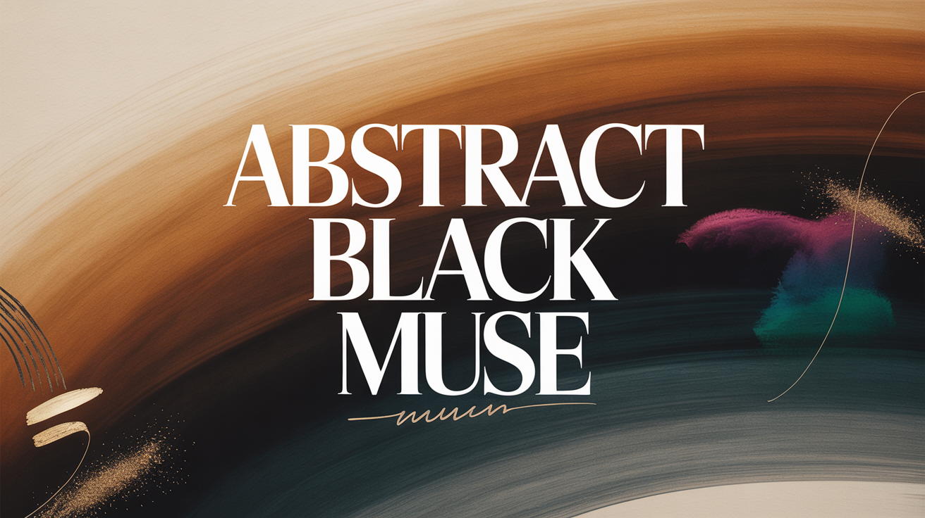Abstract Black Muse