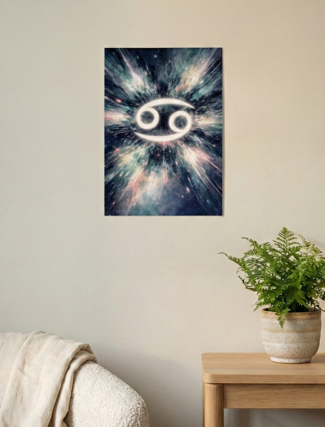 Cancer Moonshield Burst 12" x 18" Poster