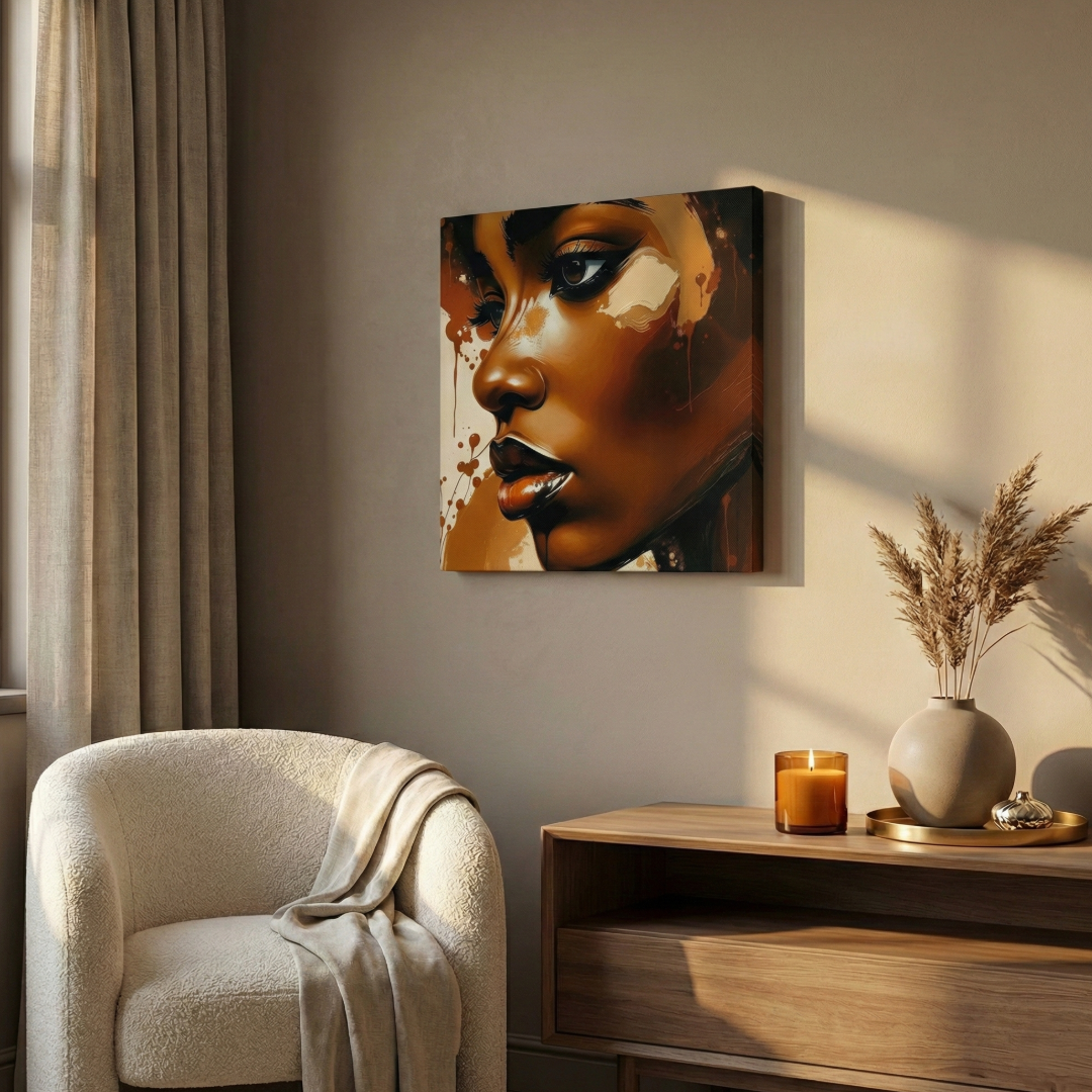 Gilded Grace 16" × 16" Canvas