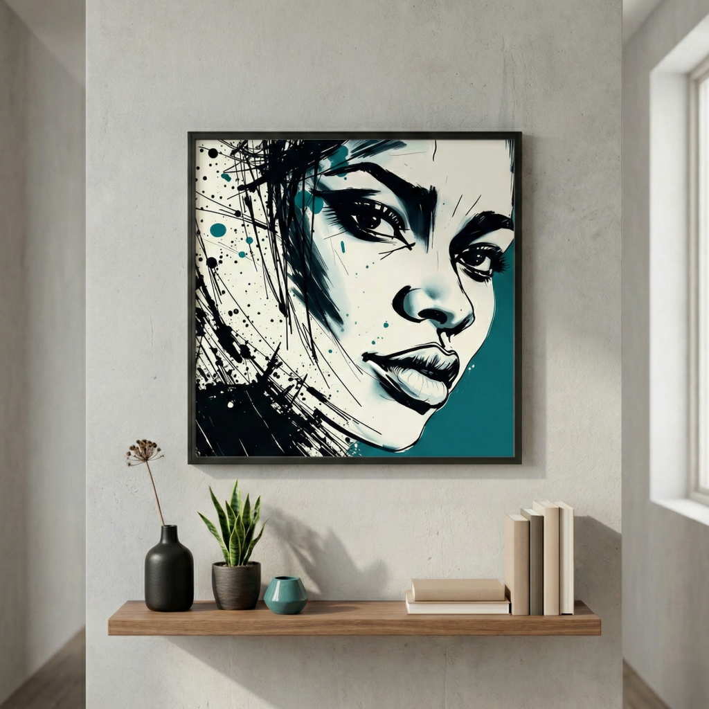 Ink & Tide 16" x 16" Enhanced Matte Framed Poster