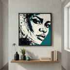 Ink & Tide 16" x 16" Enhanced Matte Framed Poster