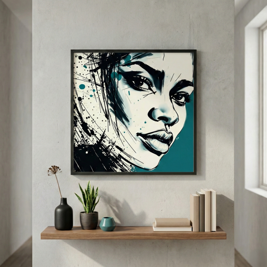 Ink & Tide 16" x 16" Enhanced Matte Framed Poster