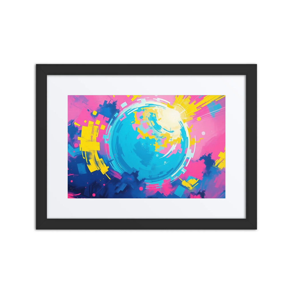 Neon Orbit Burst — XL Office Glow Set