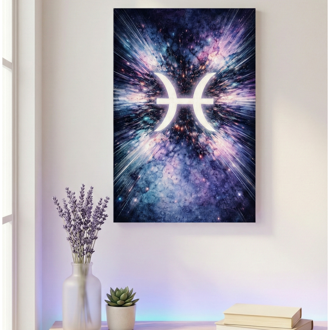 Pisces Dreamtide Burst 12" x 18" Poster