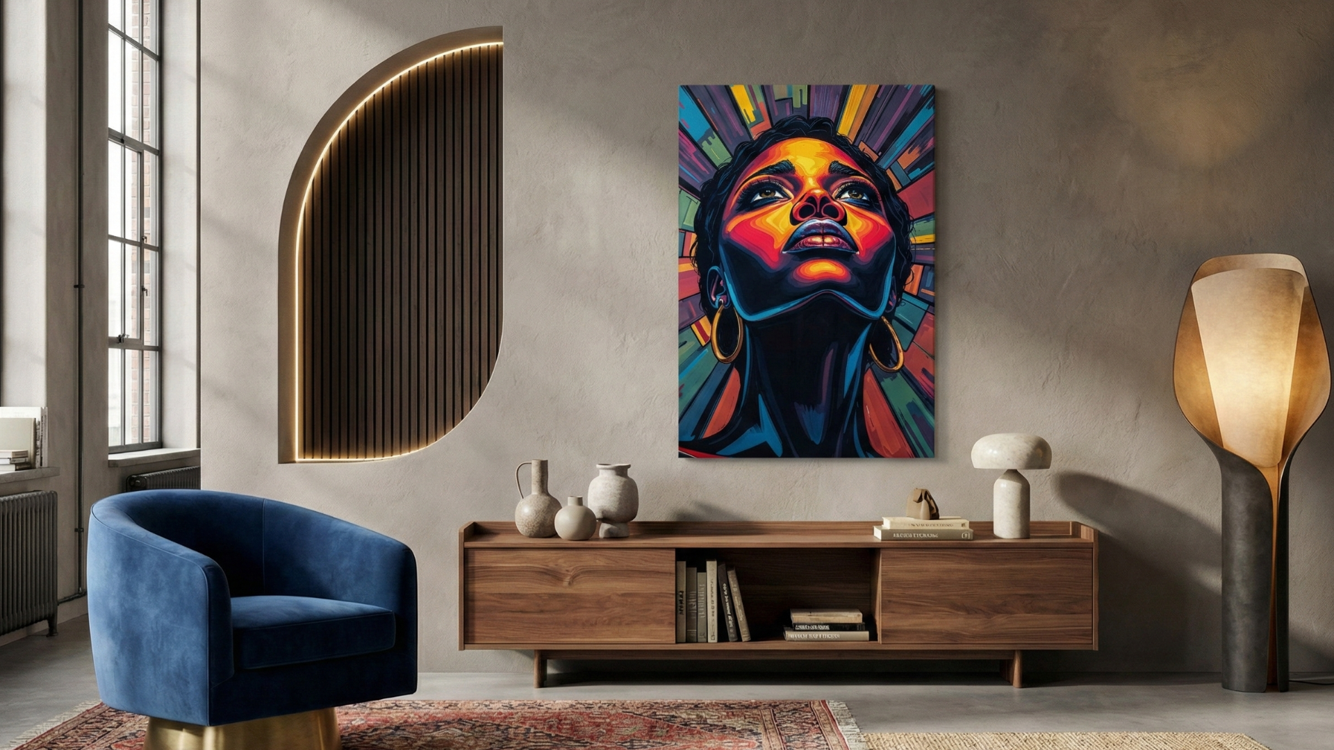 Radiant Ascent 24" x 36" Canvas