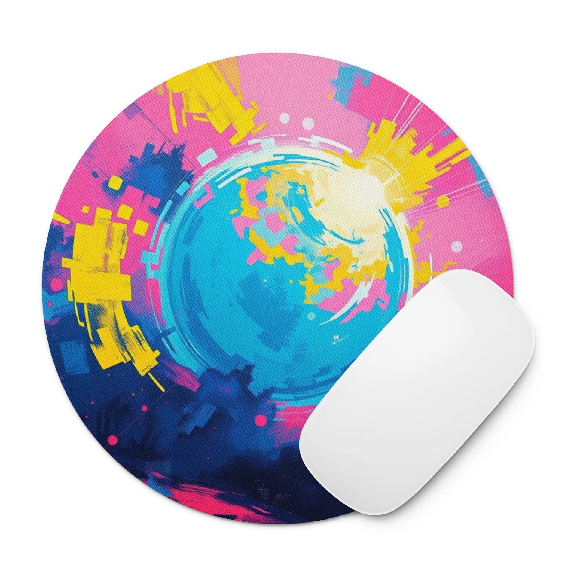Neon Orbit Burst — Office Glow Set