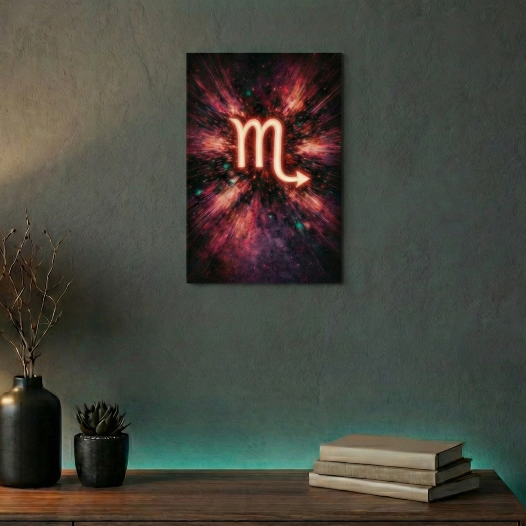 Scorpio Constellation Burst 12" x 18" Poster