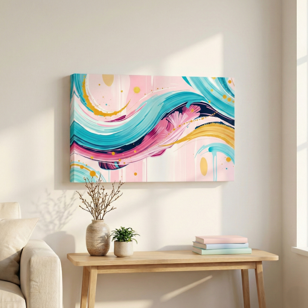 Serotonin Drift 30" x 20" Canvas