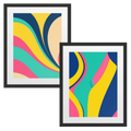 Pop Current Pair — Framed Poster Set (2-Piece)
