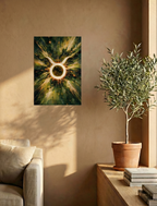 Taurus Golden Groundburst 12" x 18" Poster